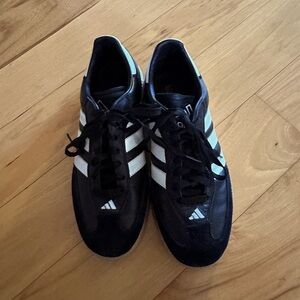 Adidas Sambas. Black and white trim